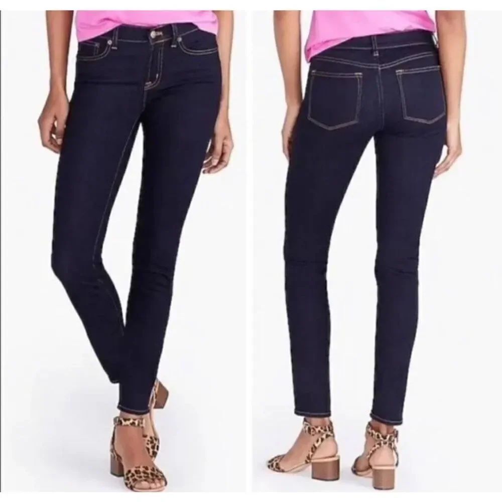 J. Crew 8" Mid Rise Skinny Jeans sz 29x28